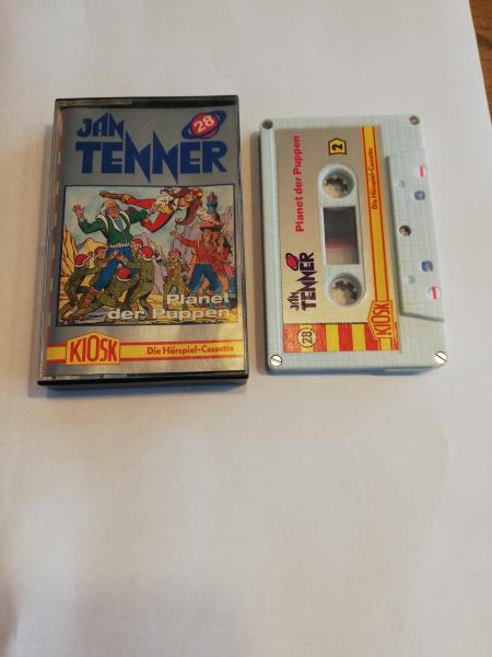 Jan Tenner Folge 28 Planet der Puppen 5-fach Silber geschraubt Weiß mit Silbernen Aufkleber 4.27728 CD Kiosk(Innencover beschrieben)